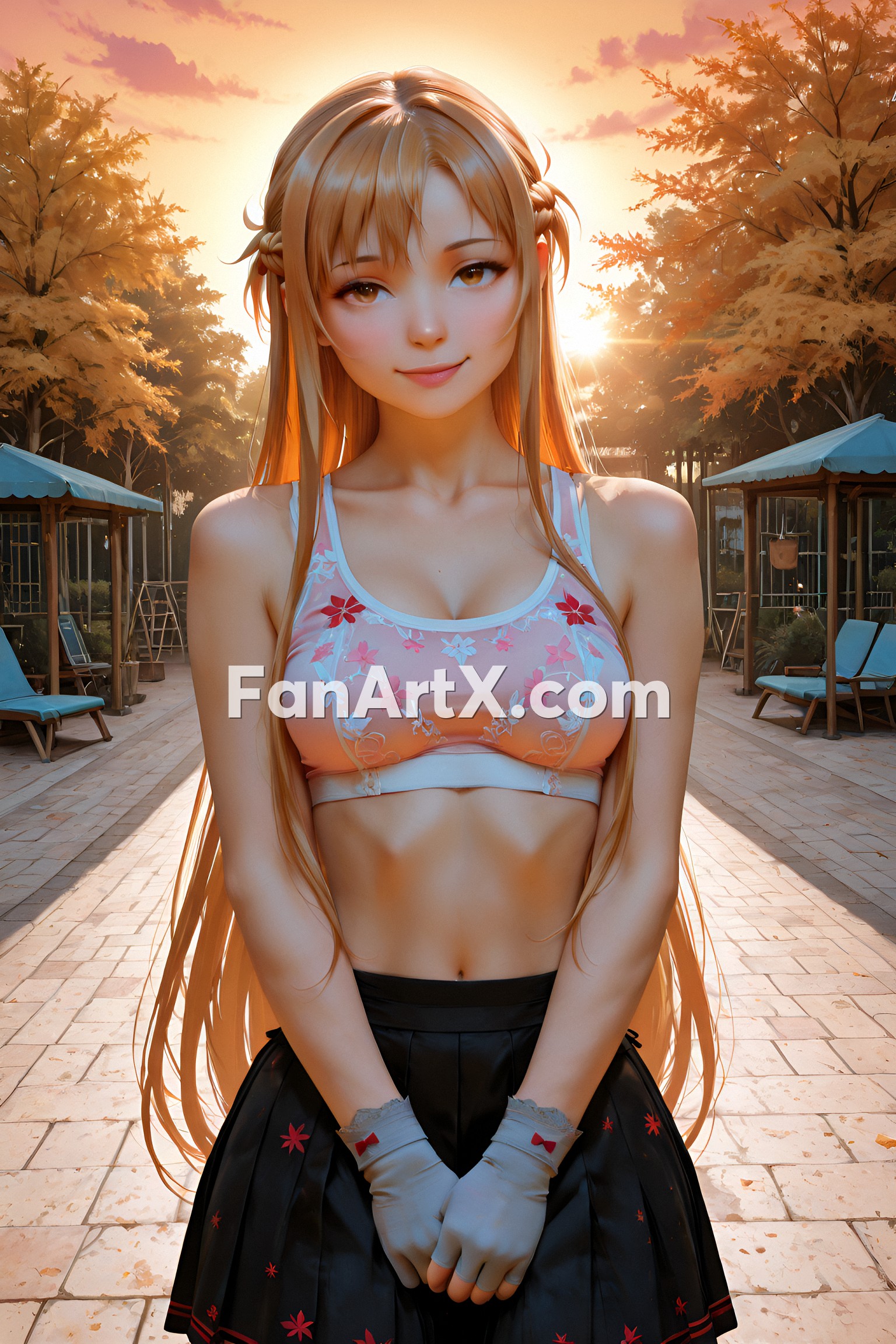 Sao Asuna Yuuki Fanart - Sword Art Online character 5136679